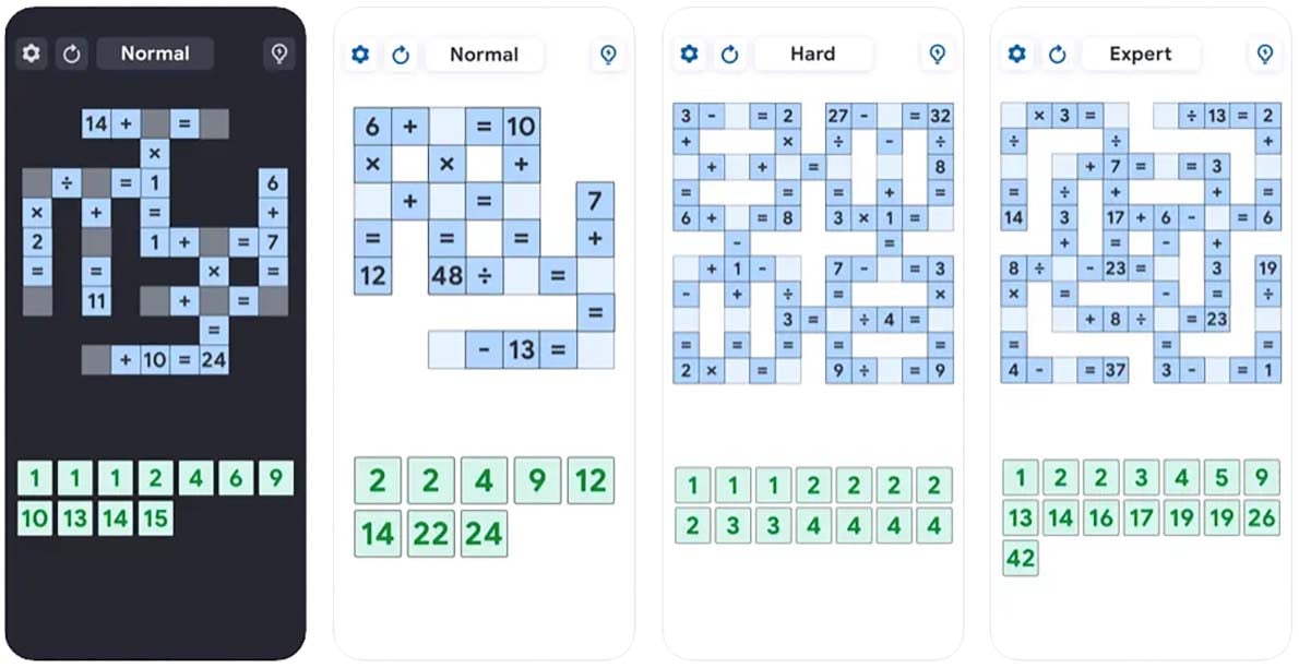 Crossmath Games - Math Puzzle
